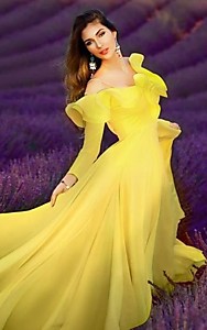 Платье "желтый цветок" размер 40-44